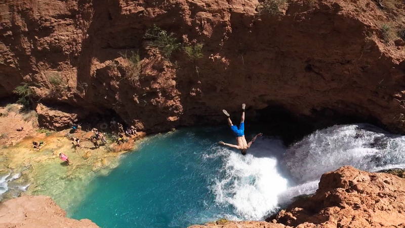 Illustration for article titled What It's Like To Jump Off The Prettiest Waterfalls In America